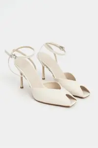 Nisantasi Shoes Vela Beige RUSTIC Ankle Tied Toe Light Detailed Women Heels Shoes - Image 6