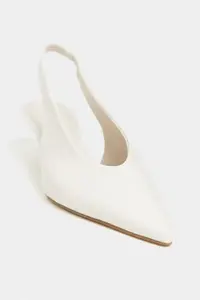 Nisantasi Shoes Melvin Beige Patterned MATTE Bilek Tyre Detailed Women Heels Shoes - Image 4
