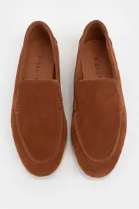 Nisantasi Shoes Vayne Tan GENUINE Leather Flat Sole Women Flats - Image 6