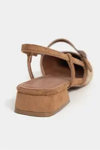 Nisantasi Shoes X-Harmony Wicker Tan Belt Detailed Pointed toe Short Heels Women Flats - Image 4
