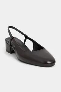 Nisantasi Shoes Harmony Brown raschel Blunt Toe Belt Detailed Short Heels Women Flats - Image 3