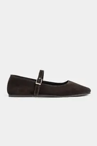 Nisantasi Shoes Mono DARK COFFEE GENUINE Leather Hair Clip Detailed Flat Sole Women Flats