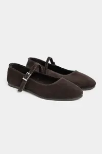 Nisantasi Shoes Mono DARK COFFEE GENUINE Leather Hair Clip Detailed Flat Sole Women Flats - Image 5