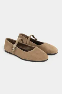 Nisantasi Shoes Mono ROME Beige GENUINE Leather Hair Clip Detailed Flat Sole Women Flats - Image 5