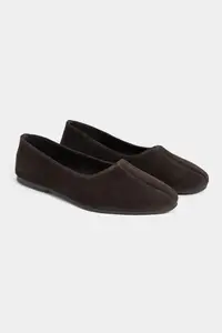 Nisantasi Shoes Rosel DARK COFFEE GENUINE Leather Flat Sole Women Flats - Image 5
