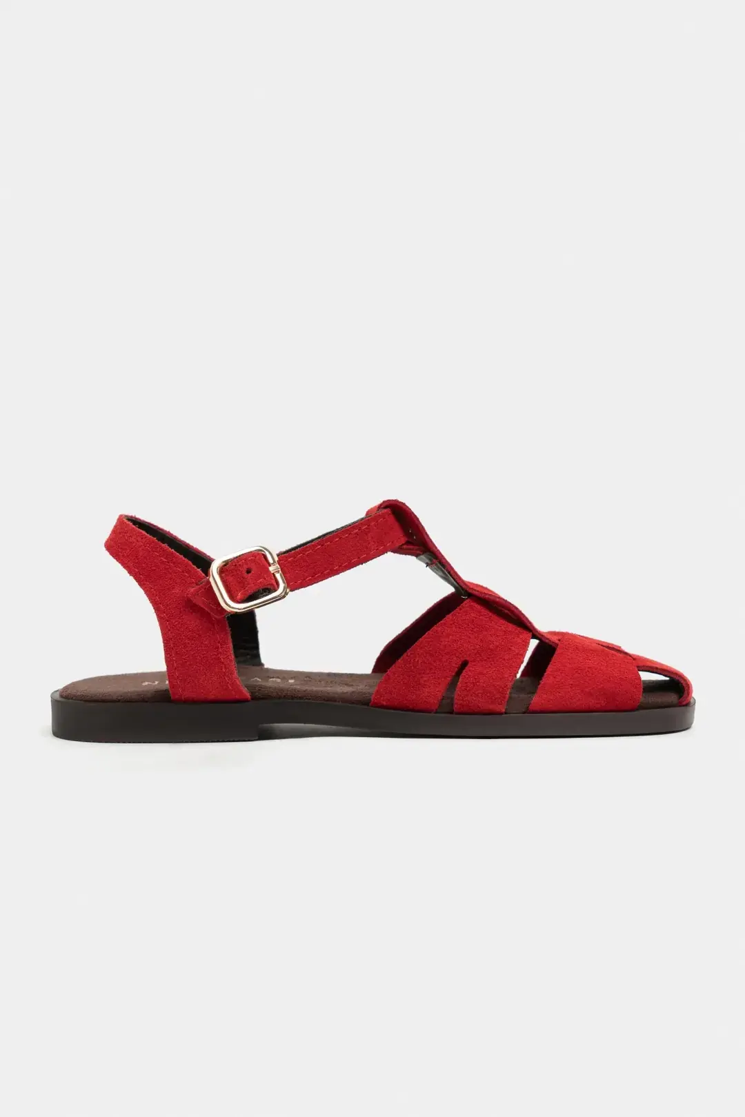 NSN-SMT4751K_Red_Suede_GENUINE_Leather_1