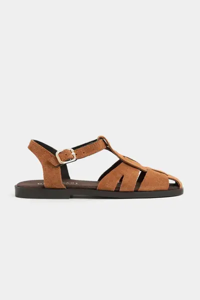 NSN-SMT4751K_Tan_Suede_GENUINE_Leather_1