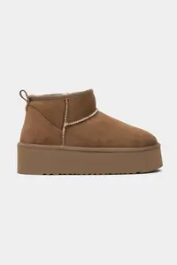 Nisantasi Shoes Coco SAHRA Suede Leather Thick Insole FURRY Women Boots - Image 4