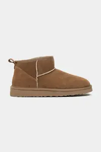 Nisantasi Shoes Coco SAHRA Suede Leather Thin Insole FURRY Women Boots - Image 3