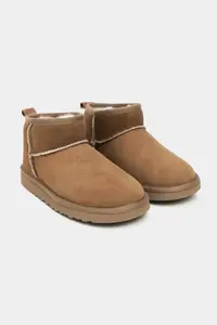 Nisantasi Shoes Coco SAHRA Suede Leather Thin Insole FURRY Women Boots - Image 6