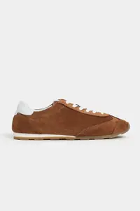 Nisantasi Shoes Deyz TABANE GENUINE SUEDE Laced Women Sneakers - Image 3