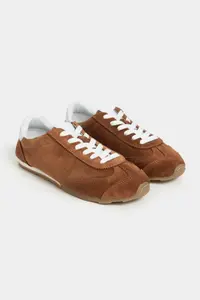 Nisantasi Shoes Deyz TABANE GENUINE SUEDE Laced Women Sneakers - Image 6