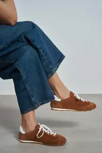 Nisantasi Shoes Deyz TABANE GENUINE SUEDE Laced Women Sneakers - Image 7