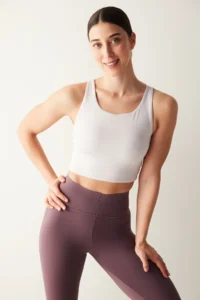 Penti Beige Covered Back Detailed Slim Fit Crop Top