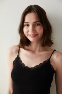 Penti Black Thin Sleeveless Lace Detailed Tank Top - Image 3