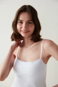 Penti White Chest Supported Tank Top - Image 2