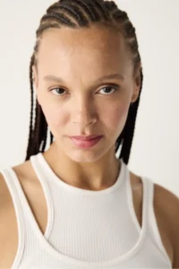 Penti White Double Layer ribbed Top - Image 3