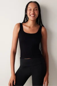 Penti Black Seamless Square Neck seamless Top