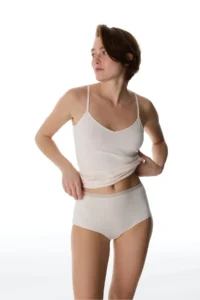 Penti Beige Reversible Side Cotton V Neck Tank Top - Image 2
