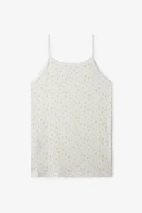 Penti Ecru Girls' Ditsy Cotton 2 Sets Tank Top - Image 2