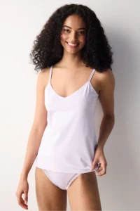 Penti V Neck Cotton Light Pink Cami Tank Top