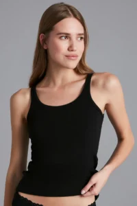 Penti Warm Touch Black Basic Thick Sleeveless Tank Top - Image 3
