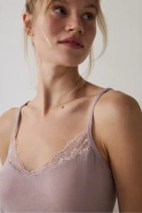 Penti Beige Cashmere Blend Thin Strap Tank Top - Image 3