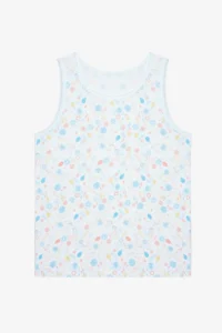 Penti Girls' Tennis Picnic Cotton 2 Sets White Tank Top - Image 2
