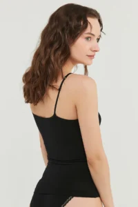 Penti Modal Thin Sleeveless Black Tank Top - Image 3