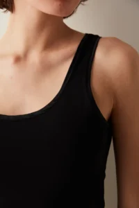 Penti Cotton Basic Black Tank Top - Image 4