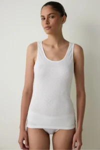 Penti White Thick Sleeveless Tank Top - Image 3