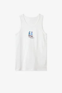 Penti Mavi Boys' Chess Cotton 2 Sets Tank Top - Image 3