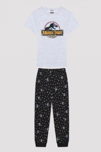 Penti Uniseks Jurassic Park Multicolored Pajama Set