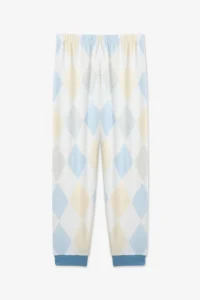 Penti Off-White Boy Juggling Argyle Patterned Pajama Set - Image 3