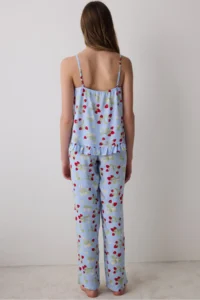 Penti Strawberries Chally Light Blue Tank Top Pajamas Tops - Image 5