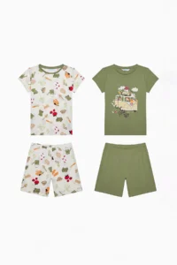 Penti Boys' Market Cotton Multi-Colored 2-Piece Pajama Set