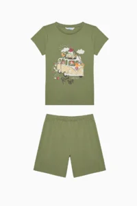 Penti Boys' Market Cotton Multi-Colored 2-Piece Pajama Set - Image 2
