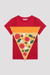 Penti Boys' Pizza Multicolored Pajama Set - Image 2