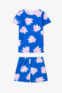 Penti Girl's Shells Cotton 2-Piece Multicolored Pajama Set - Image 2