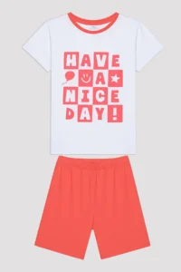 Penti Unisex Kids Nice Day Multicolored 2 Sets Pajama Set - Image 5