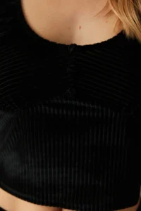 Penti Black Velvet Tank Top - Image 3