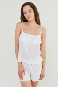 Penti Bridal Pleat Tank Top - Image 2