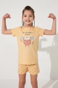 Penti Girls' Veg-t Tomoto 2 Sets Pajama Set