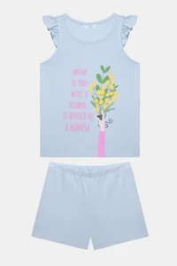 Penti Girls' Mimosa Multicolored Pajama Set