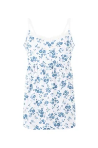 Penti White Maternity Blue Floral Tank Top - Image 5