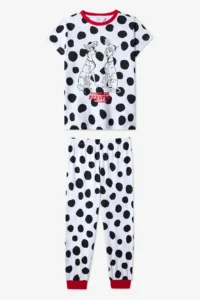 Penti Optic White Unisex Kids Lic Dalmatians Fam Pajama Set