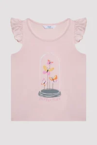 Penti Girls' Butterfly Multicolored 2 Sets Pajama Set - Image 3