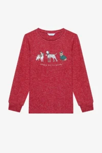 Penti Girls' Woofy Multicolored Pajama Set - Image 2