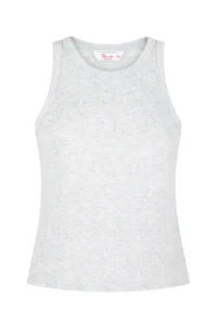 Penti Open Gray Melanj Bu4u Logo Pointel Tank Top