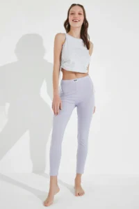 Penti Light Gray Bu4u Just Me Slogan Printed Tank Top - Image 5